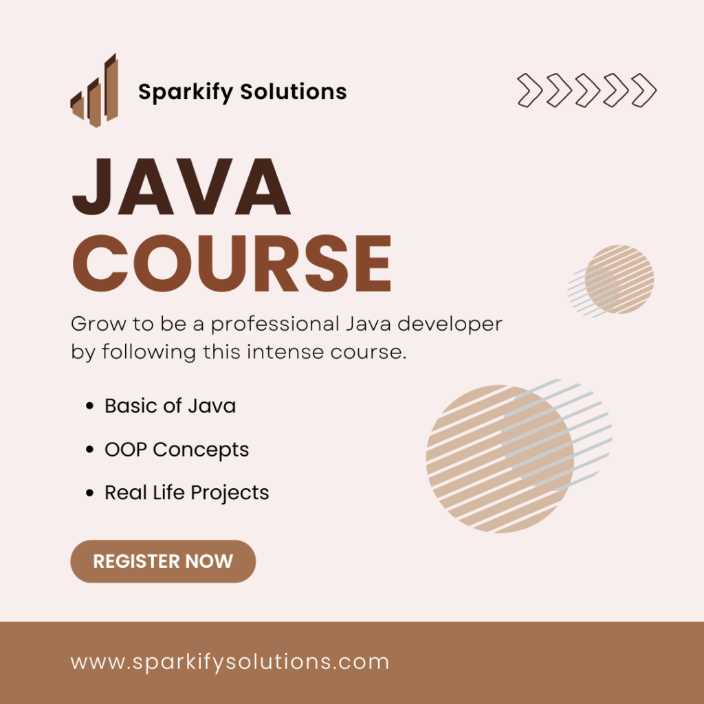 Java Course outline