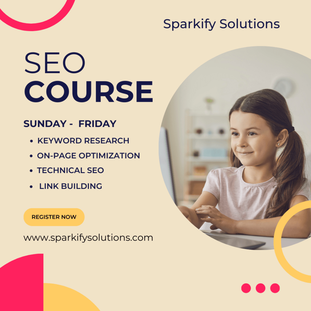 seo course outline